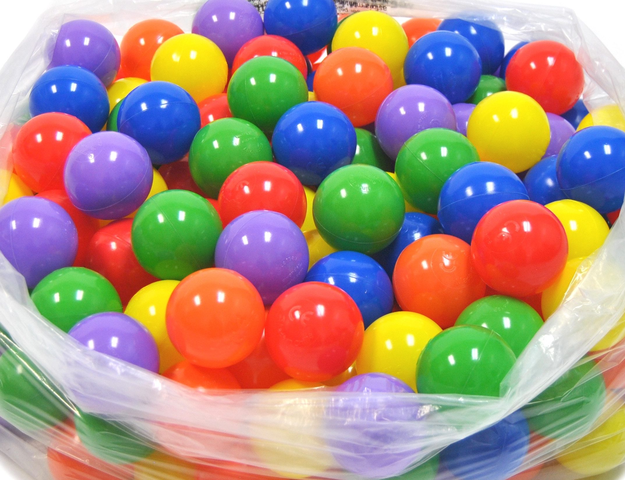 bag of plastic balls
